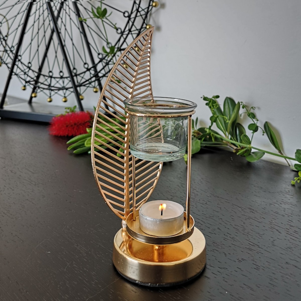 Palme Fragrance Burner – Elegant Wax & Oil Diffuser (Non-Electric)